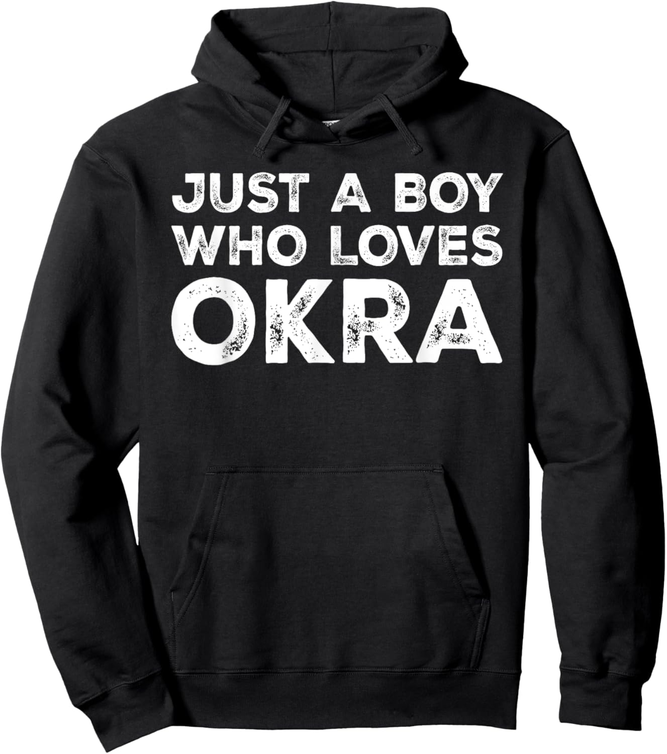 Just A Boy Who Loves Okra, Okra Lover Hoodie - Hoodie | Black