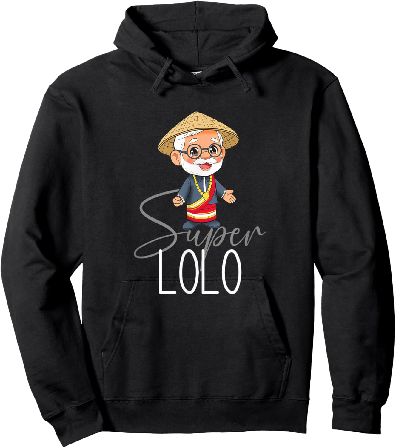 Philippines Pilipinas Filipino Grandpa Lolo Grandfather Hoodie - Hoodie | Black