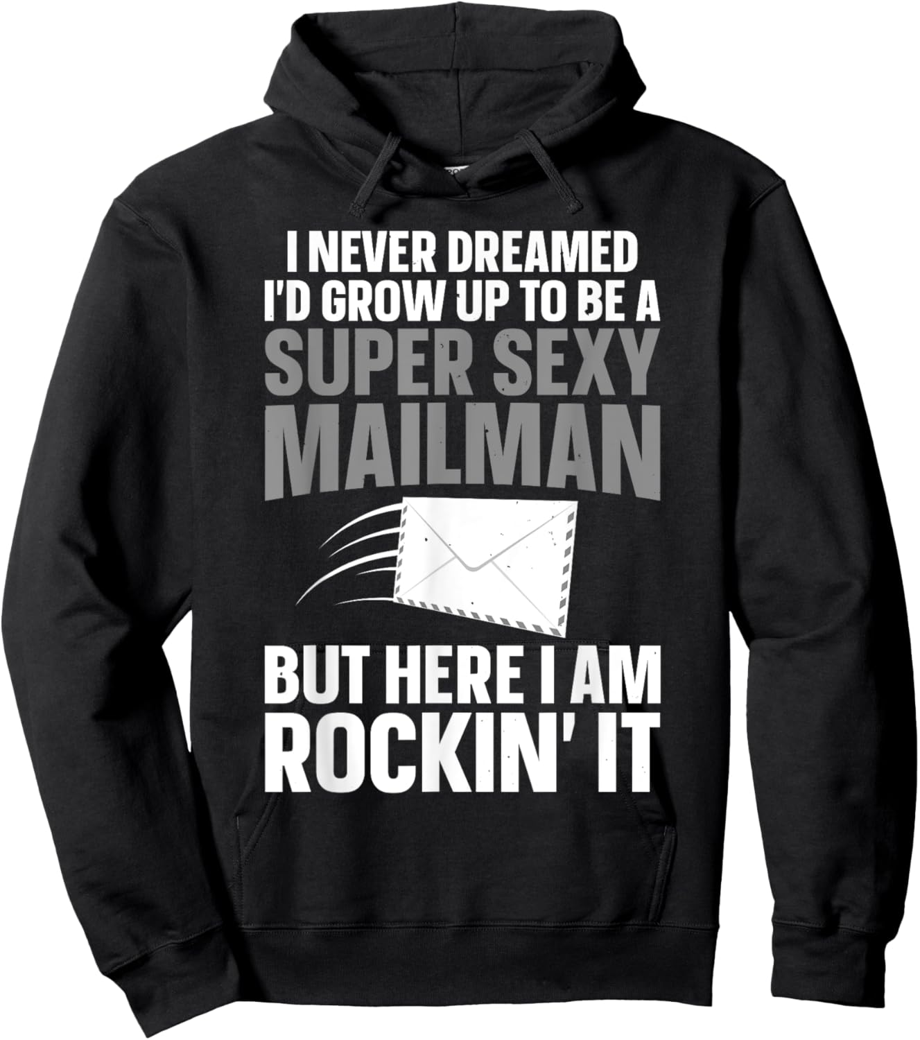 Cool Mailman Art Postal Worker Post Office Mail Man Hoodie - Hoodie | Black