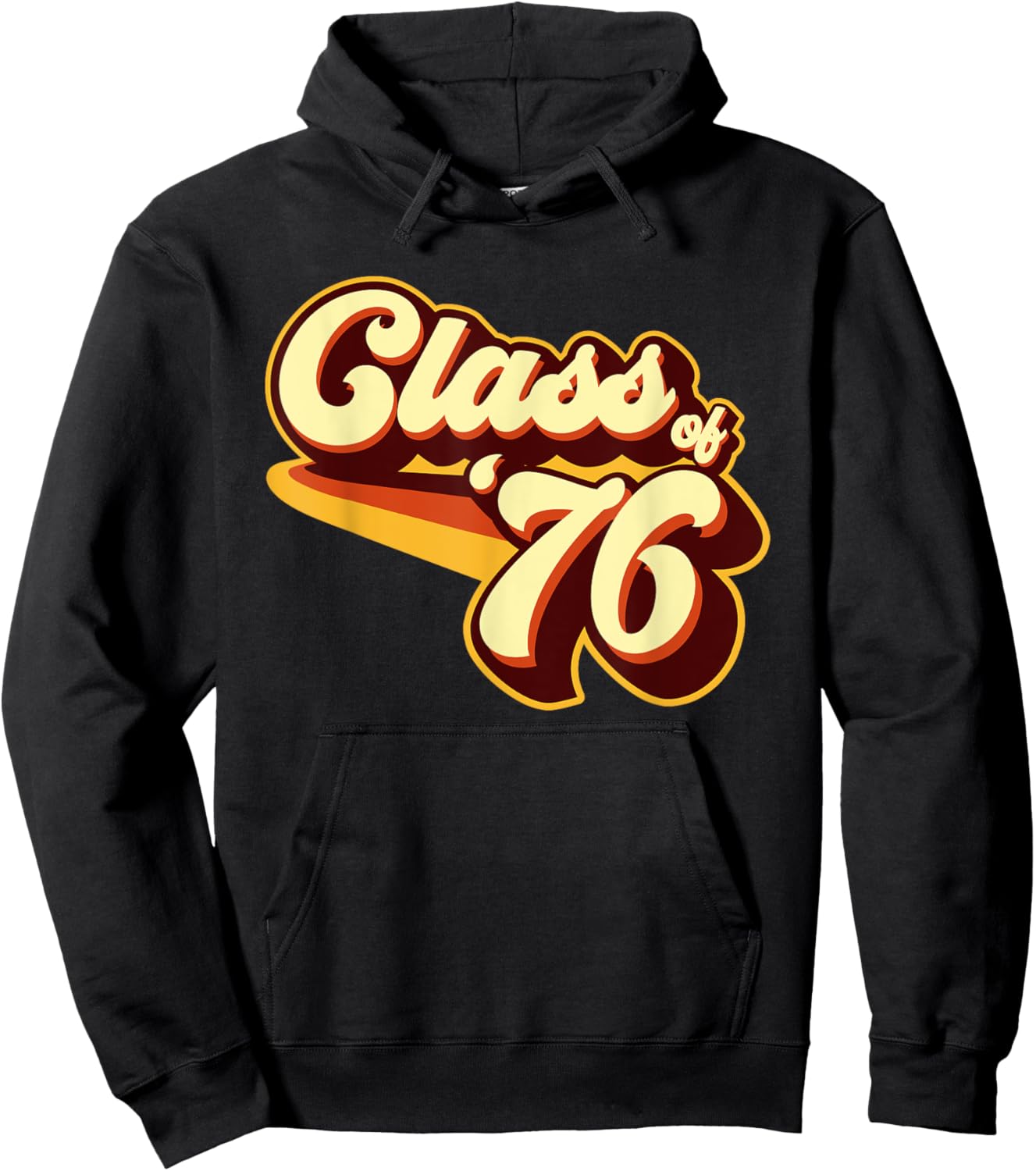 Class of 76 Reunion Retro 1976 Hoodie - Hoodie | Black
