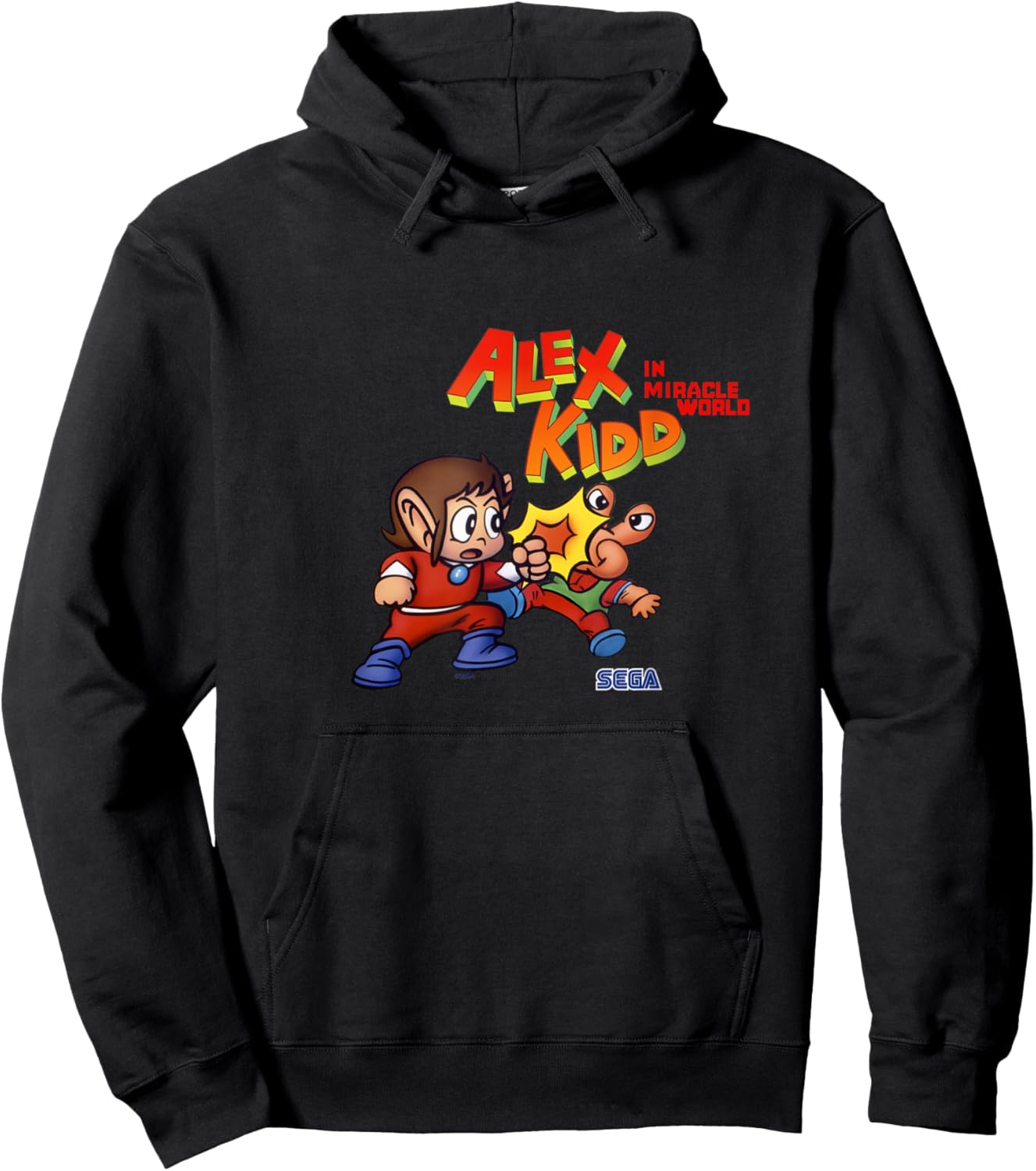 Alex Kidd fight SEGA Master System video game Hoodie - Hoodie | Black
