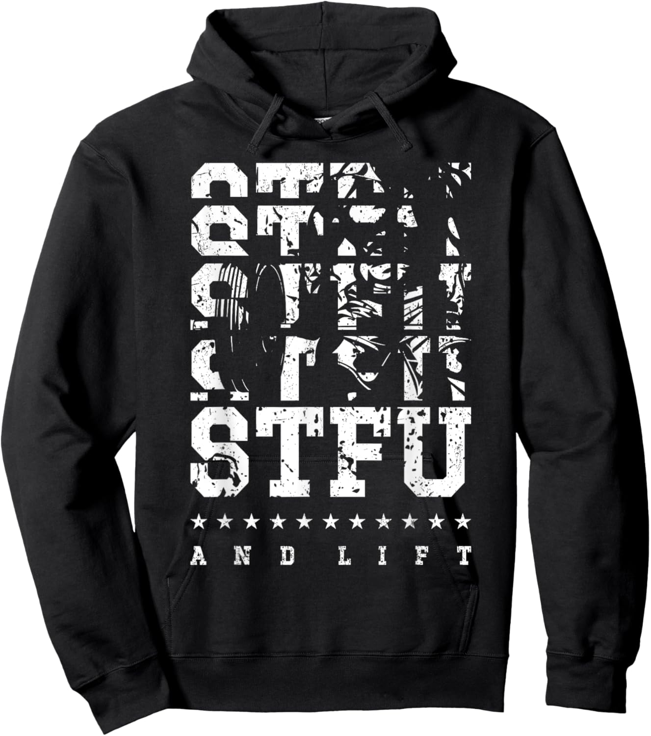 STFU And Lift Hoodie - Hoodie | Black