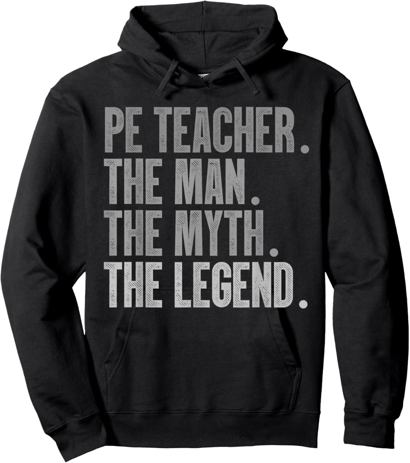 Cool PE Teacher Art Boys Physical Education Teacher Hoodie - Hoodie | Black