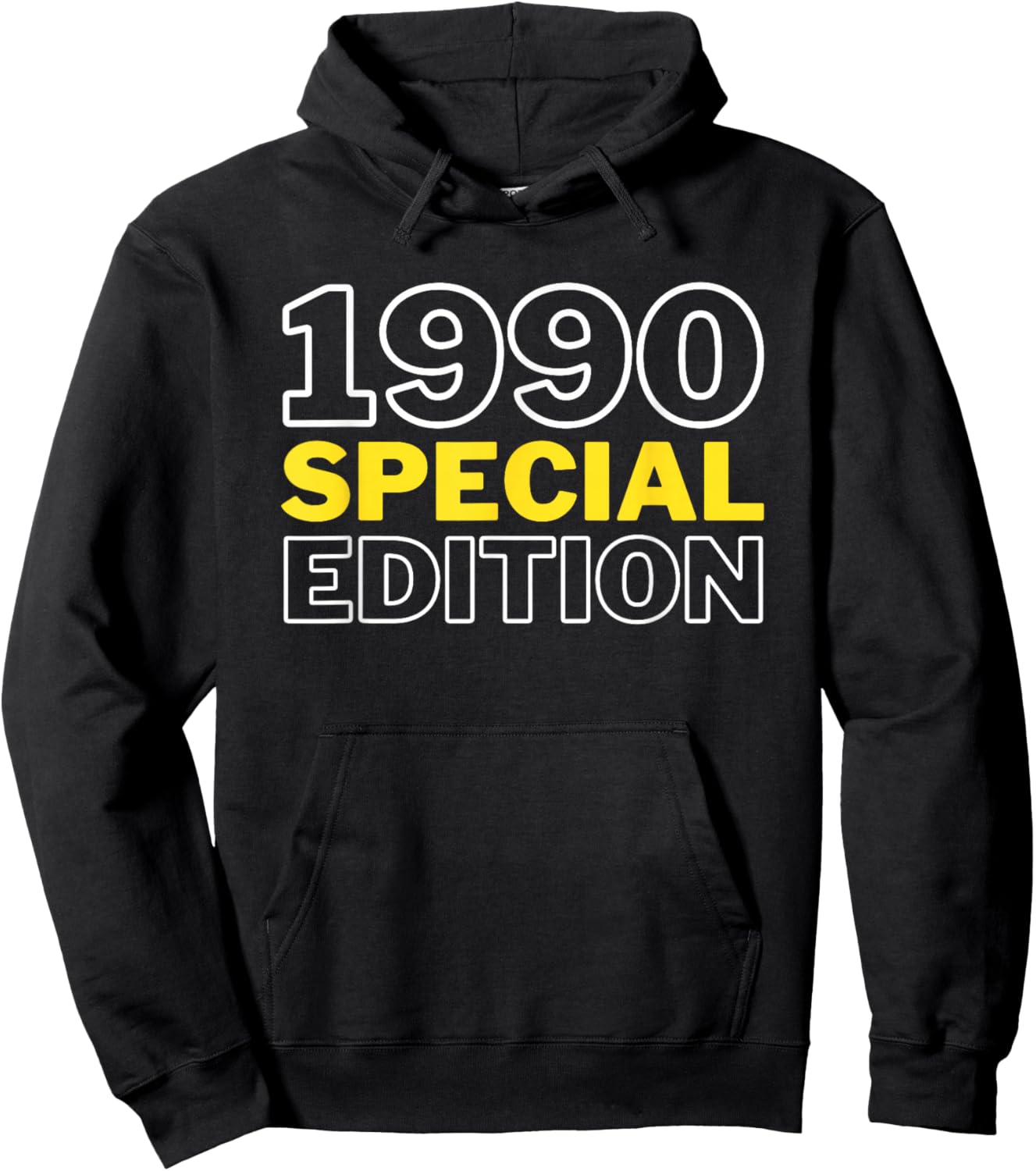 Year Of Birth 1990 Birthday Design Vintage Born In 1990 Hoodie - Hoodie | Black