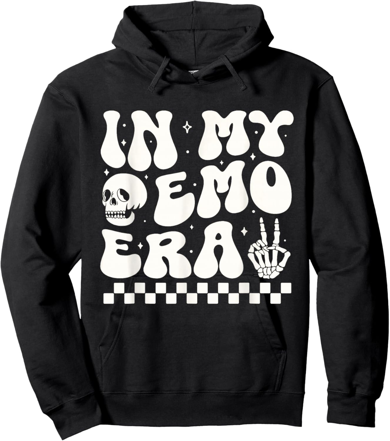 In My Emo Era Funny 90s Kids 90s Babies Millennials gifts Hoodie - Hoodie | Black
