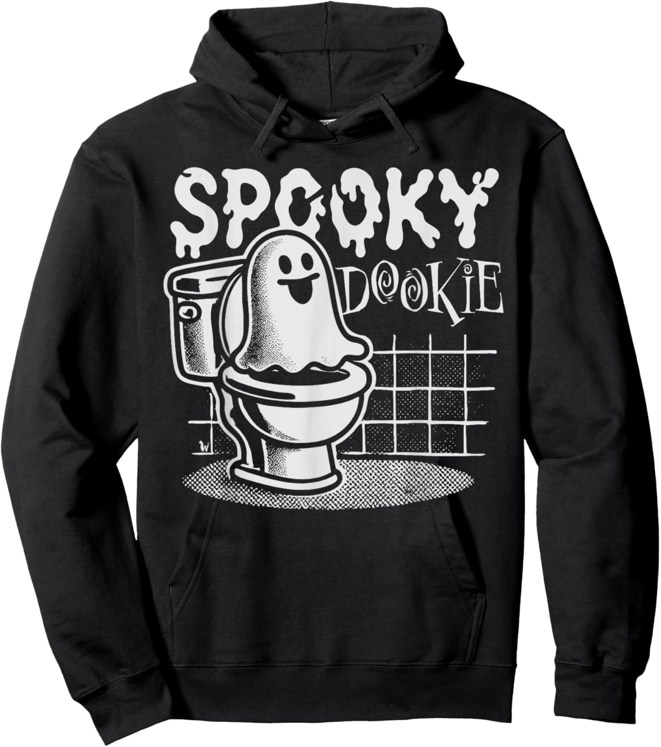 Spooky Dookie Halloween Funny Women Hoodie - Hoodie | Black