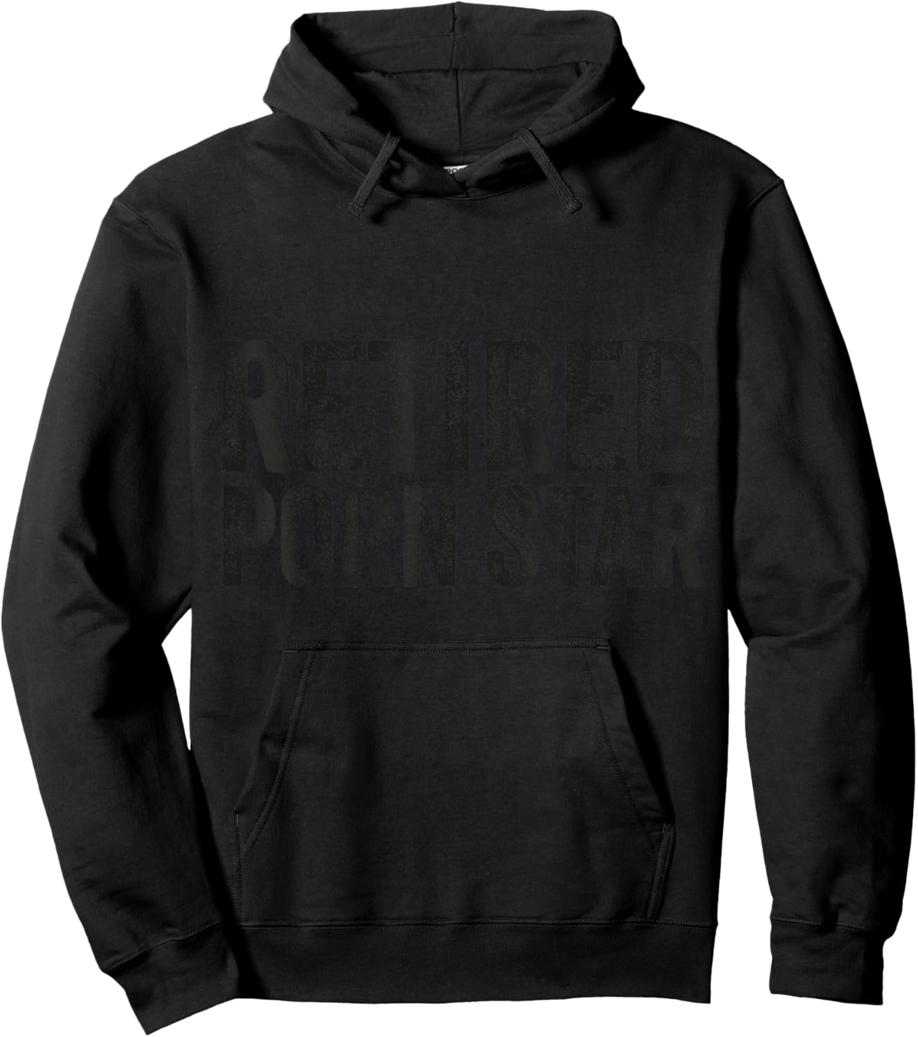 Retired Porn Star Naughty Joke Adult Humor Retirement Hoodie - Hoodie | Black