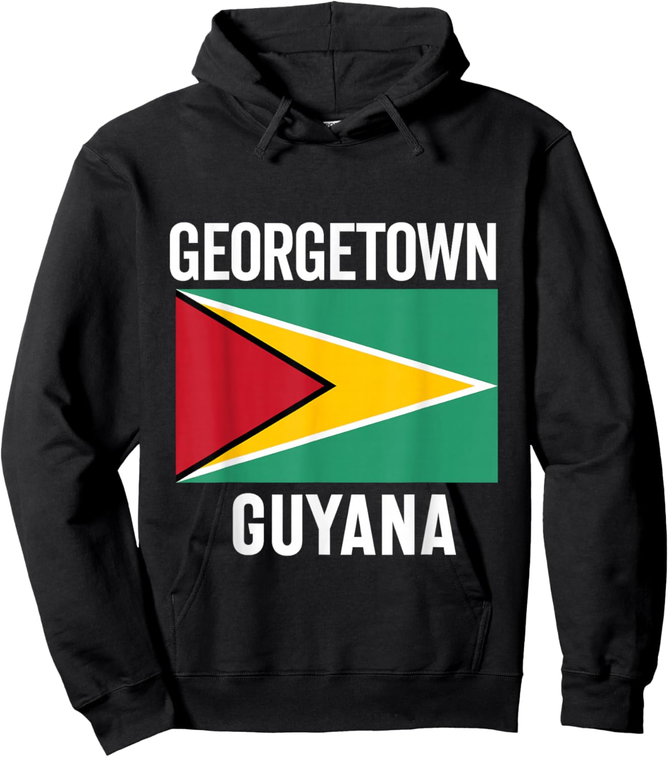 Guyana Souvenir Travel Vacation Men Women Guyanese Pride Hoodie - Hoodie | Black