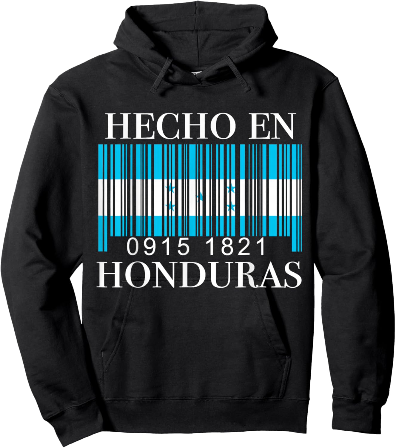 Honduran Flag Bandera Honduras Catracho Hombre Mujer Pride Hoodie - Hoodie | Black