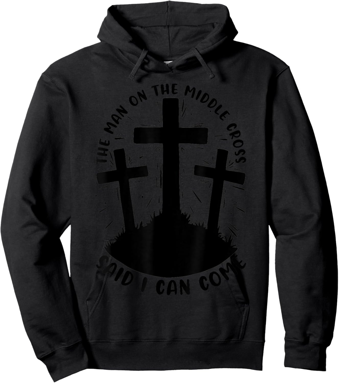 Christian Bible Verse Jesus God Christian Cross Hoodie - Hoodie | Black