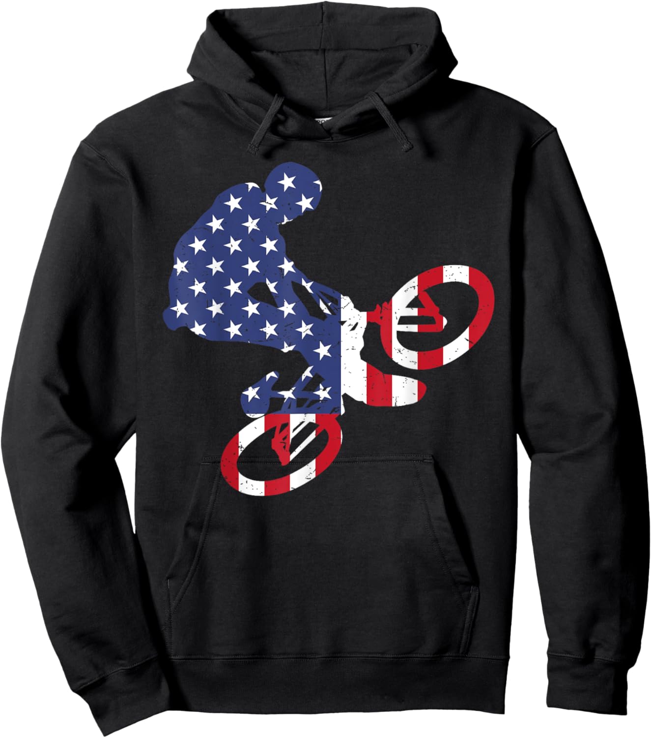BMX Art Women Toddler Boys Off Road BMX Riding BMX Hoodie - Hoodie | Black
