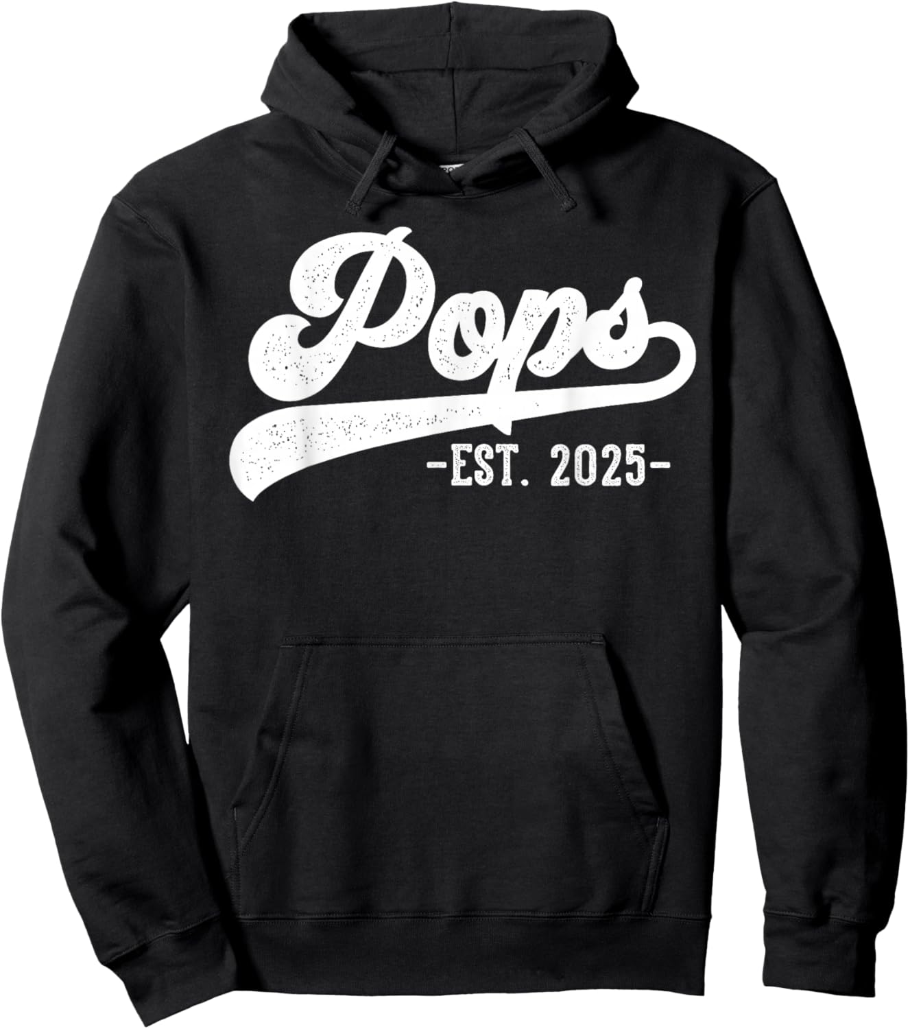 Pops Est 2025 Pops To Be Gifts New Pops Hoodie - Hoodie | Black