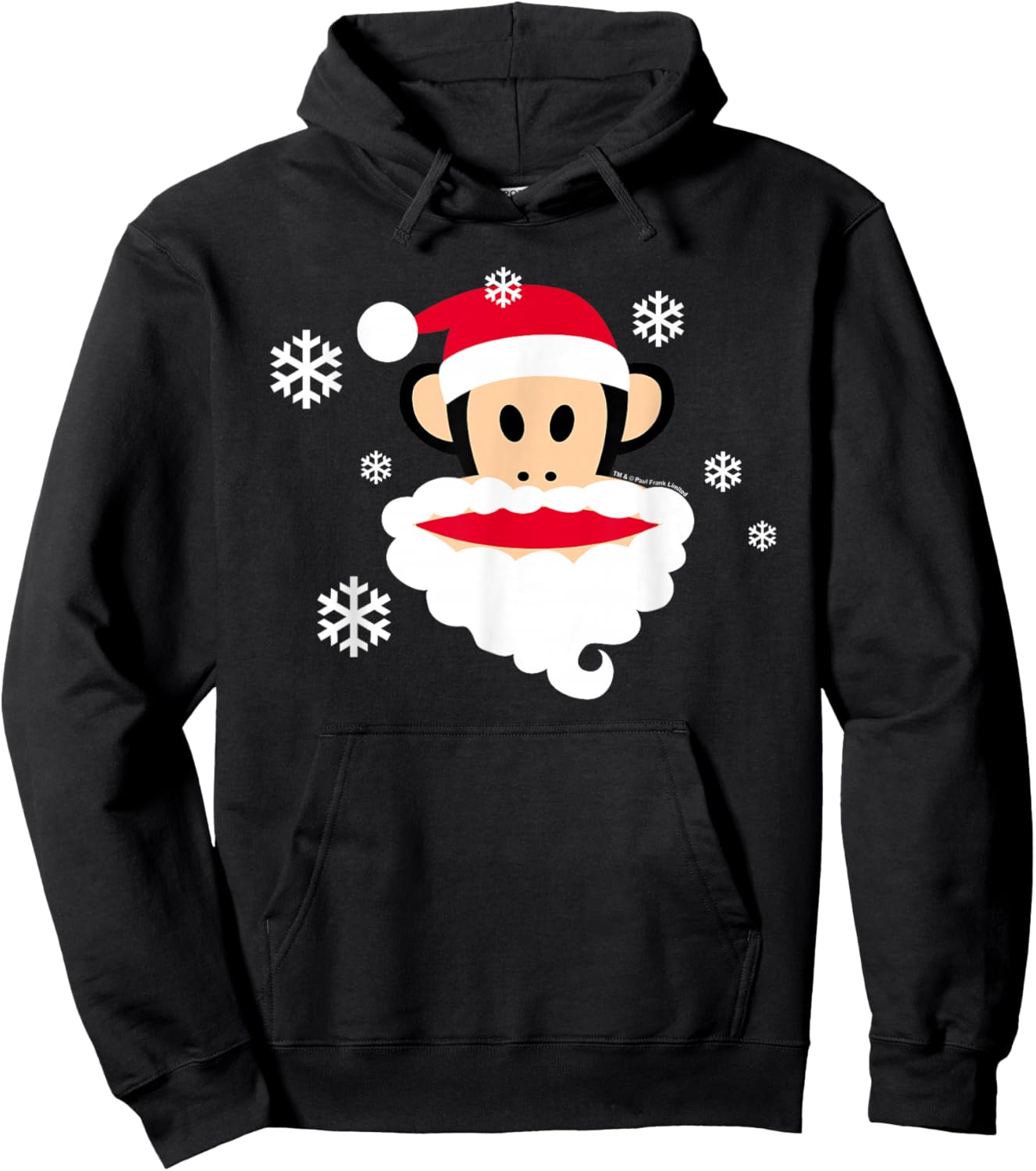 Paul Frank Santa Claus Julius Monkey Christmas Hoodie - Hoodie | Black