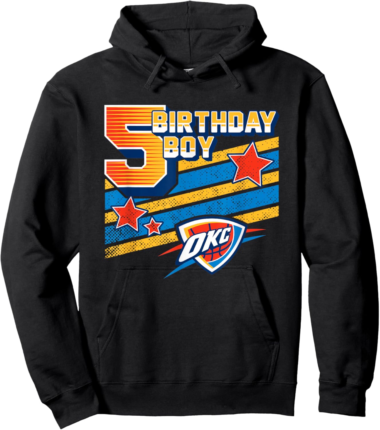 NBA Oklahoma City Thunder 5th Birthday Boy Hoodie - Hoodie | Black