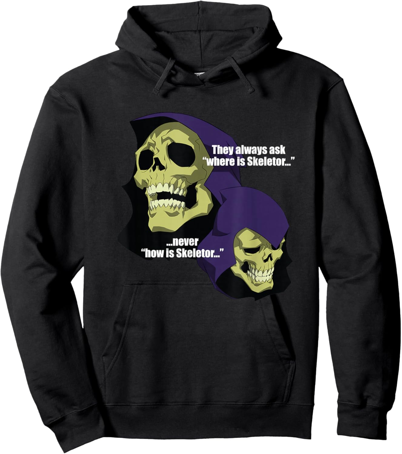 Skeletor - Never How is Skeletor Hoodie - Hoodie | Black