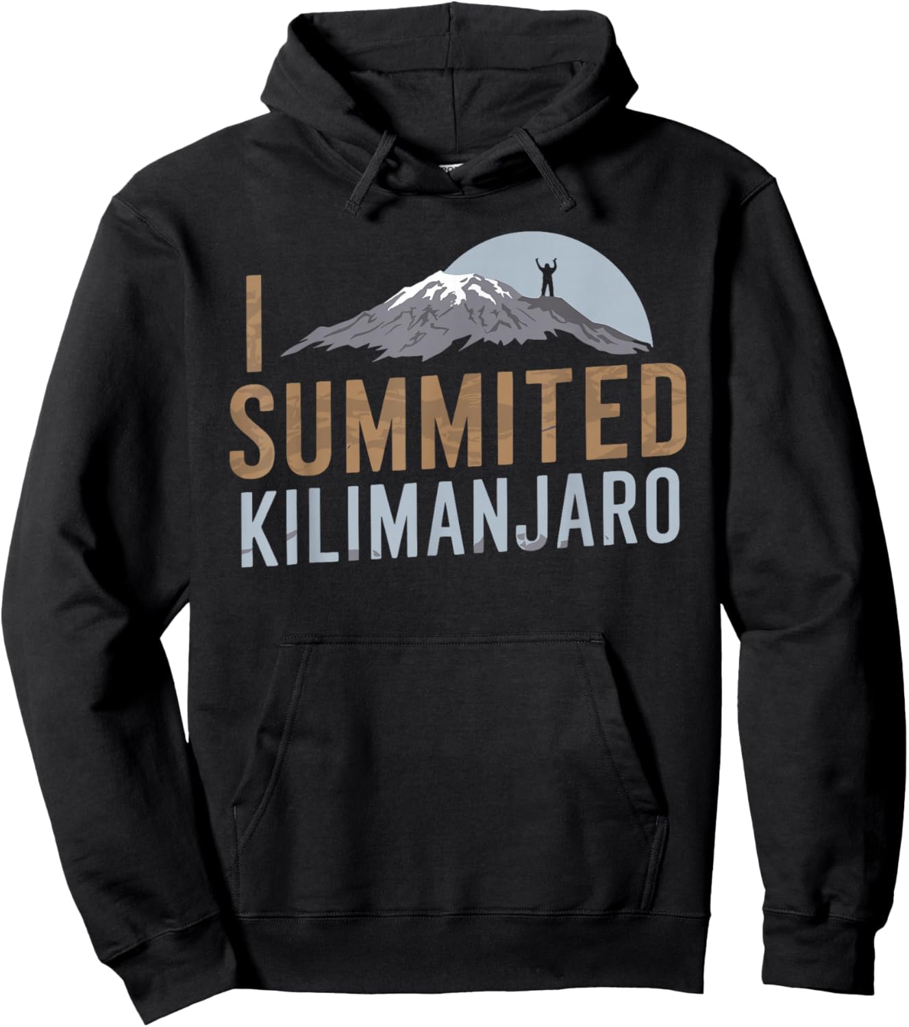 I Summited Mount Kilimanjaro Adventure Hoodie - Hoodie | Black