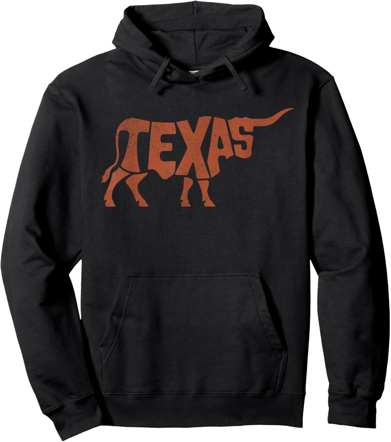 Texas Vintage Retro Hoodie - Hoodie | Black