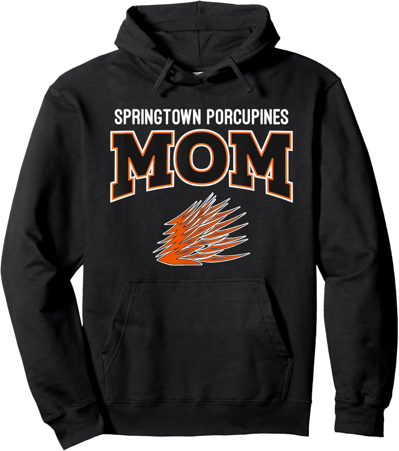 Springtown Porcupines Logo Mom HS Hoodie - Hoodie | Black