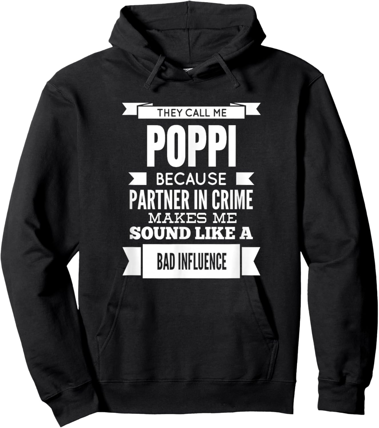 They Call Me Poppi Special Grandpa Hoodie - Hoodie | Black