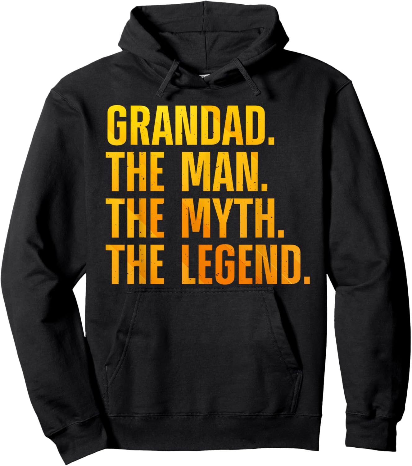 Grandad Art For Grandpa Grandfather From Grandkids Grandad Hoodie - Hoodie | Black