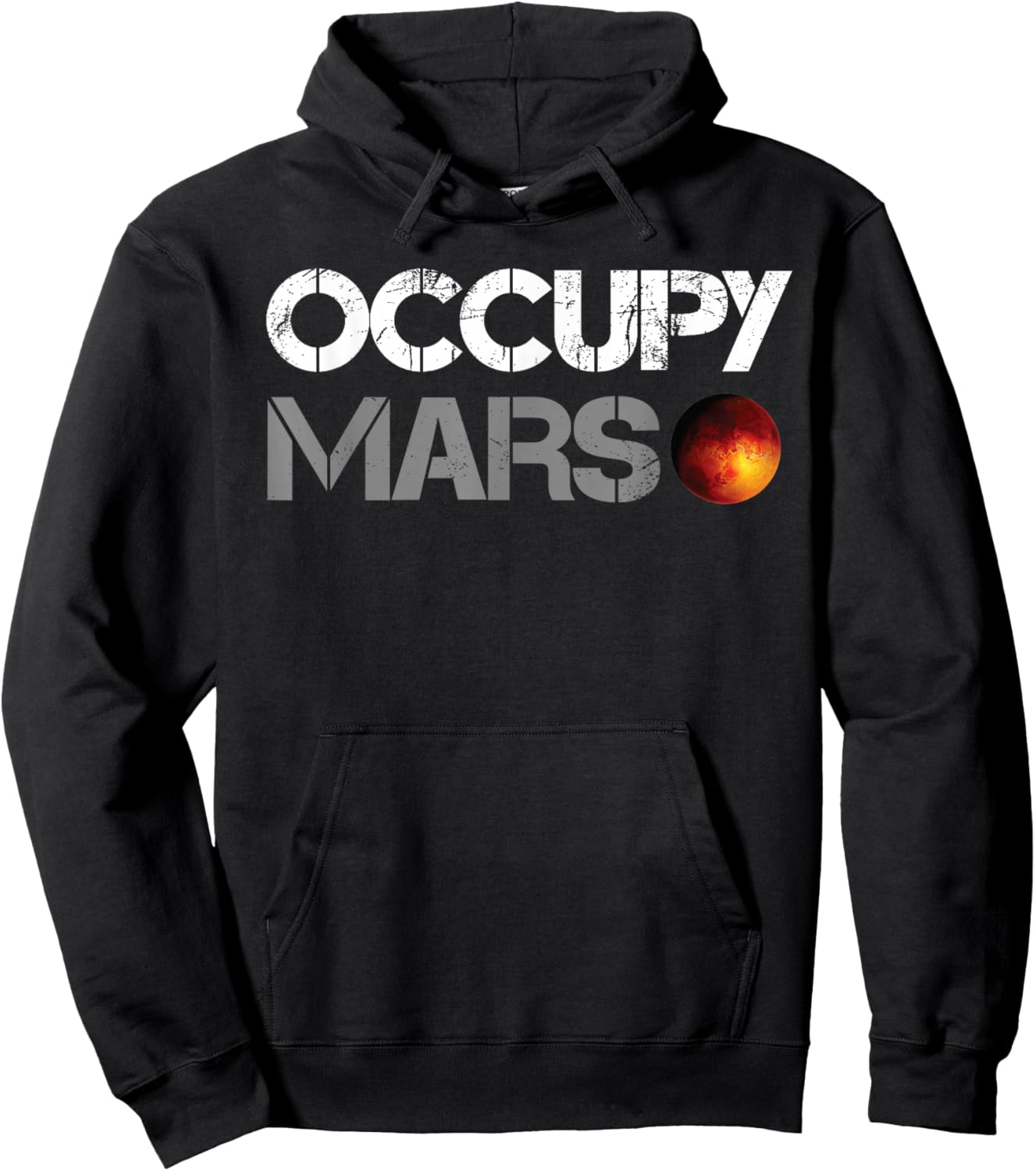Trending Vintage Occupy Mars Hoodie - Hoodie | Black