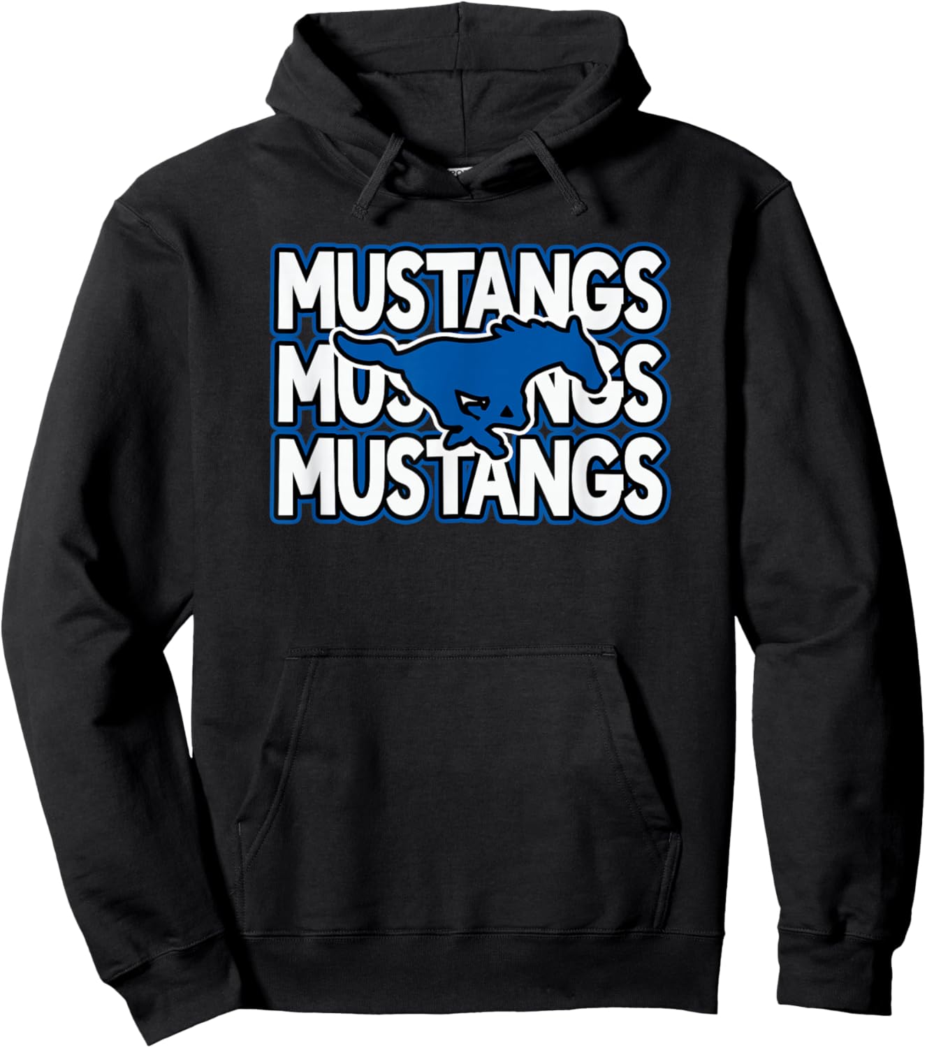 Friendswood High School Mustangs Hoodie - Hoodie | Black