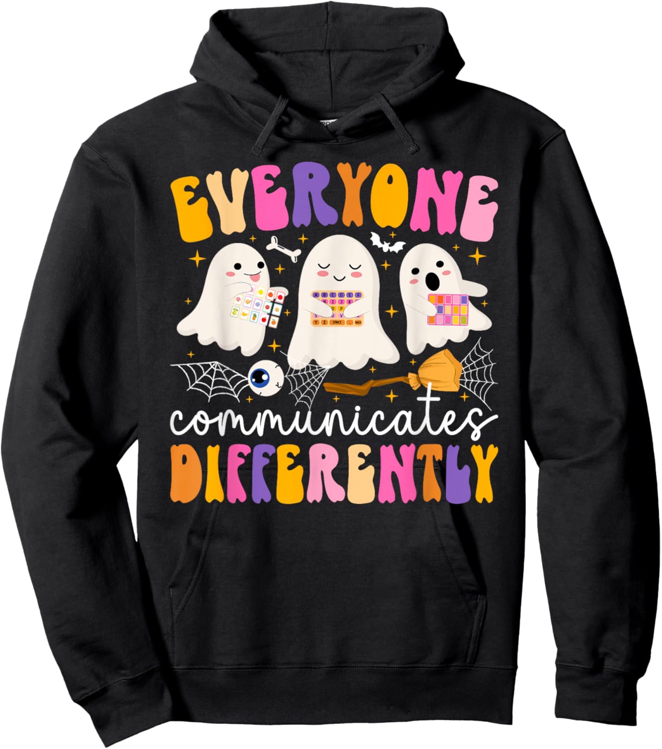 Spooky ABA Therapist Halloween Applied Behavior Analysis Hoodie - Hoodie | Black