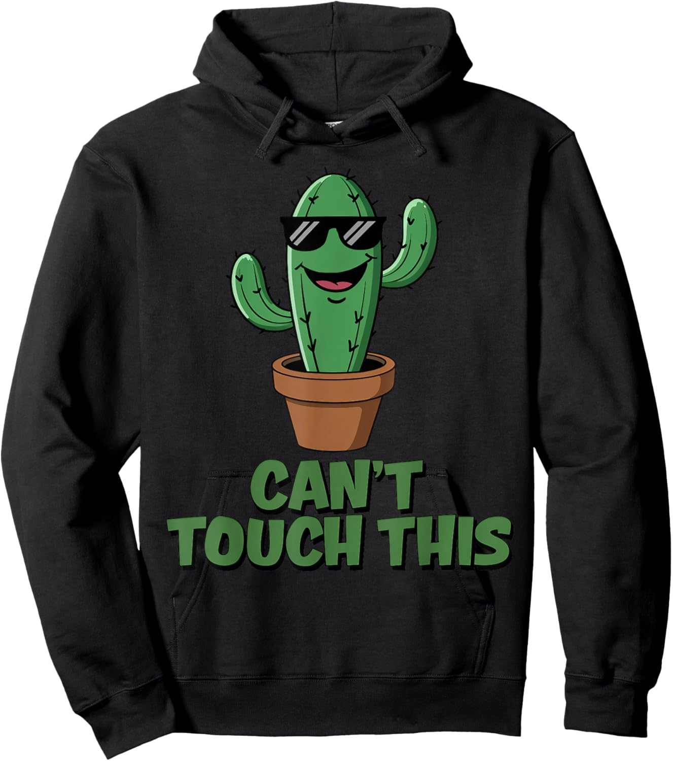 Can't Touch This Cool Cactus Hoodie - Hoodie | Black