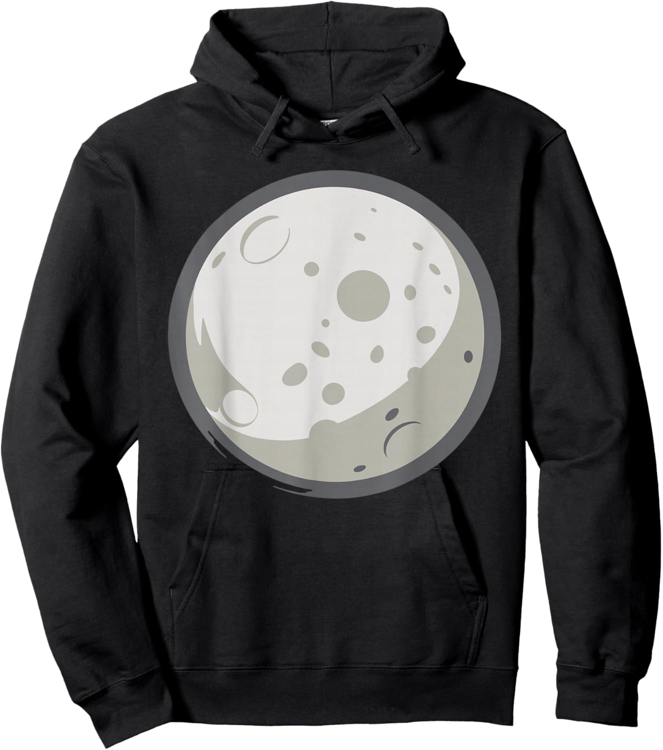 Moon Shirt Adult Kids Men Women Moon Costume Hoodie - Hoodie | Black