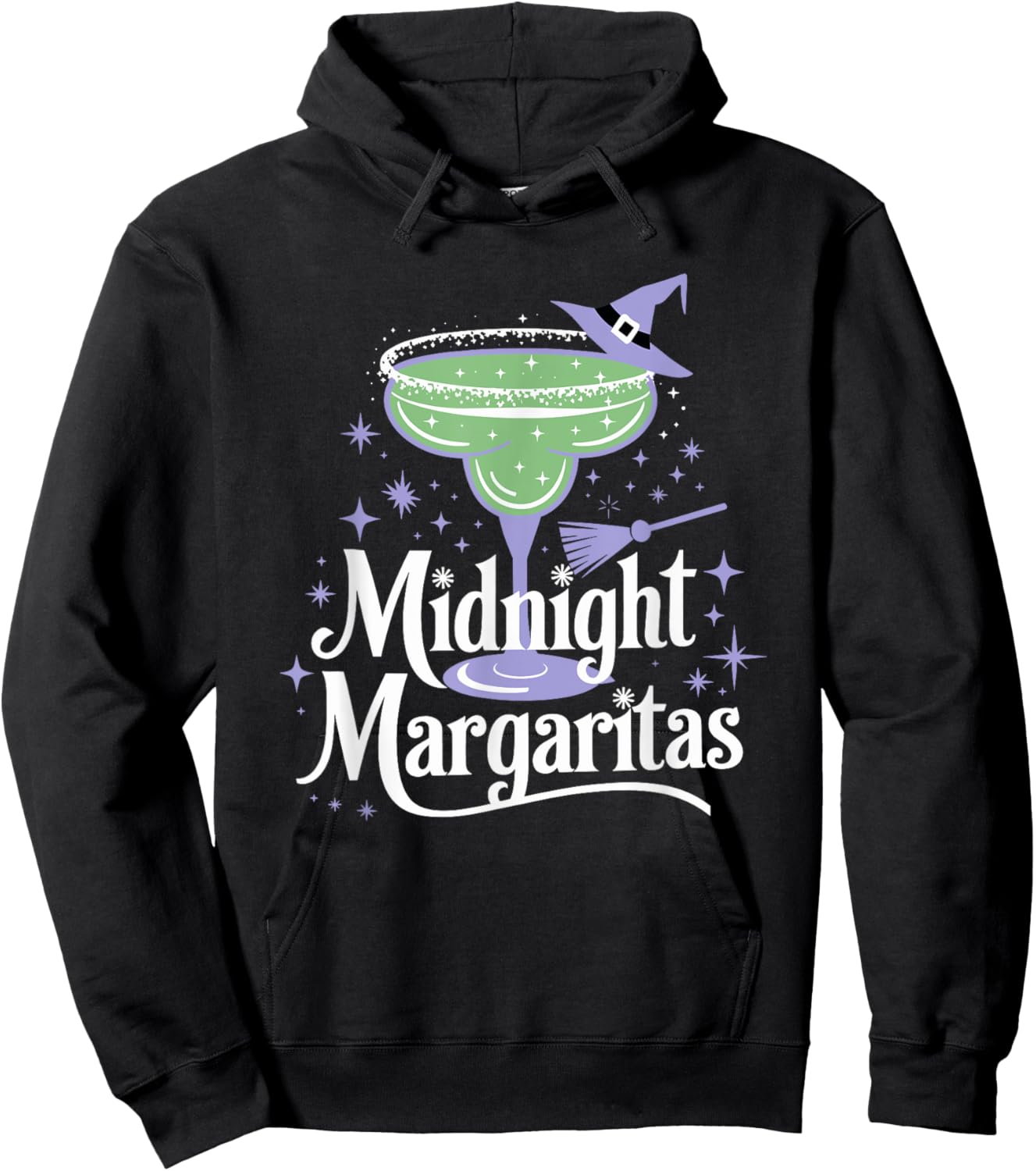 Midnight Margaritas Practical Magic Halloween Cocktails Hoodie - Hoodie | Black