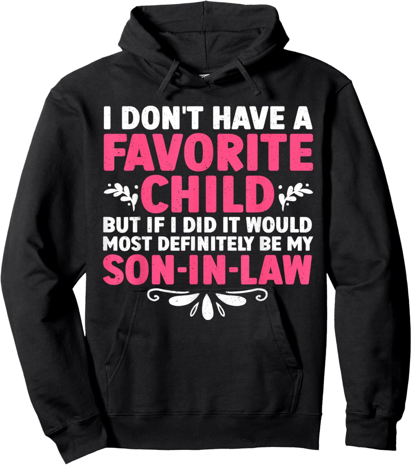 Mother In Law From Son In Law For Mom Women Mother In Law Hoodie - Hoodie | Black