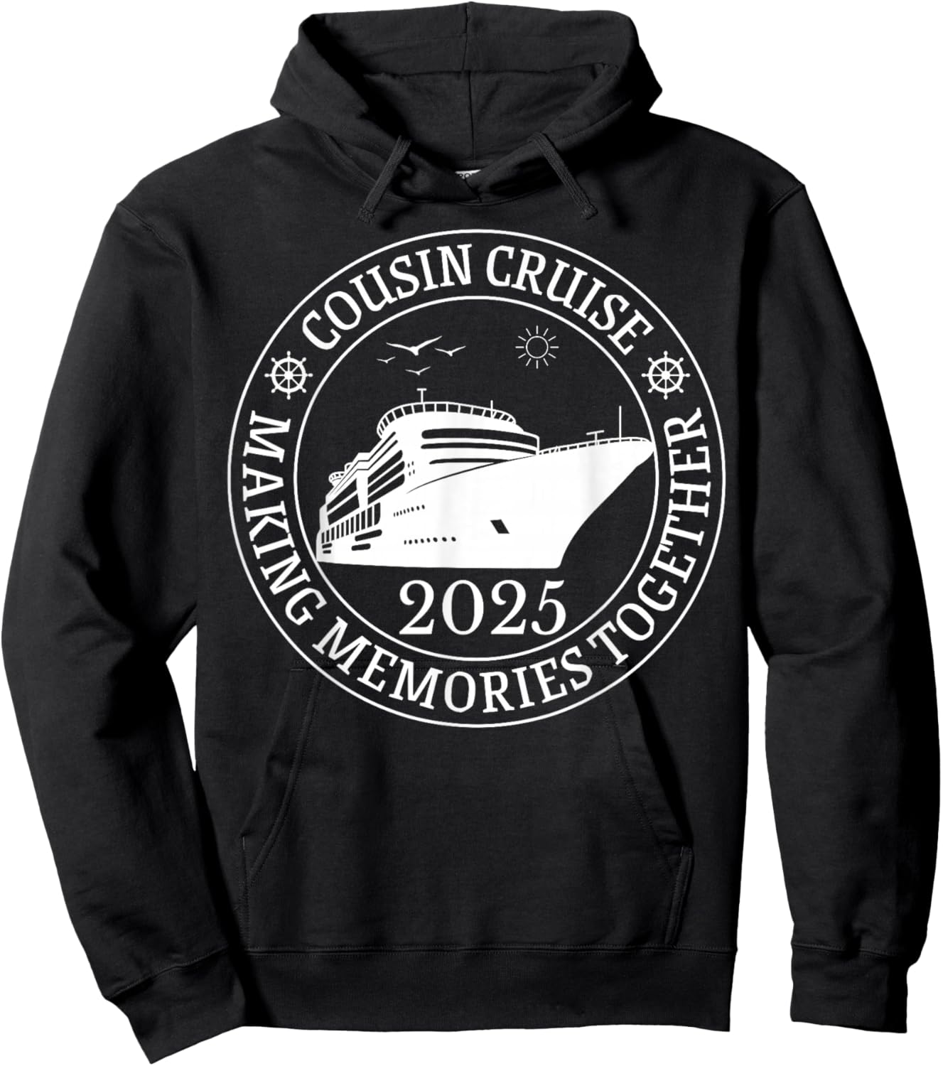 Cousin Cruise Making Memories Together Vacation Trip 2025 Hoodie - Hoodie | Black