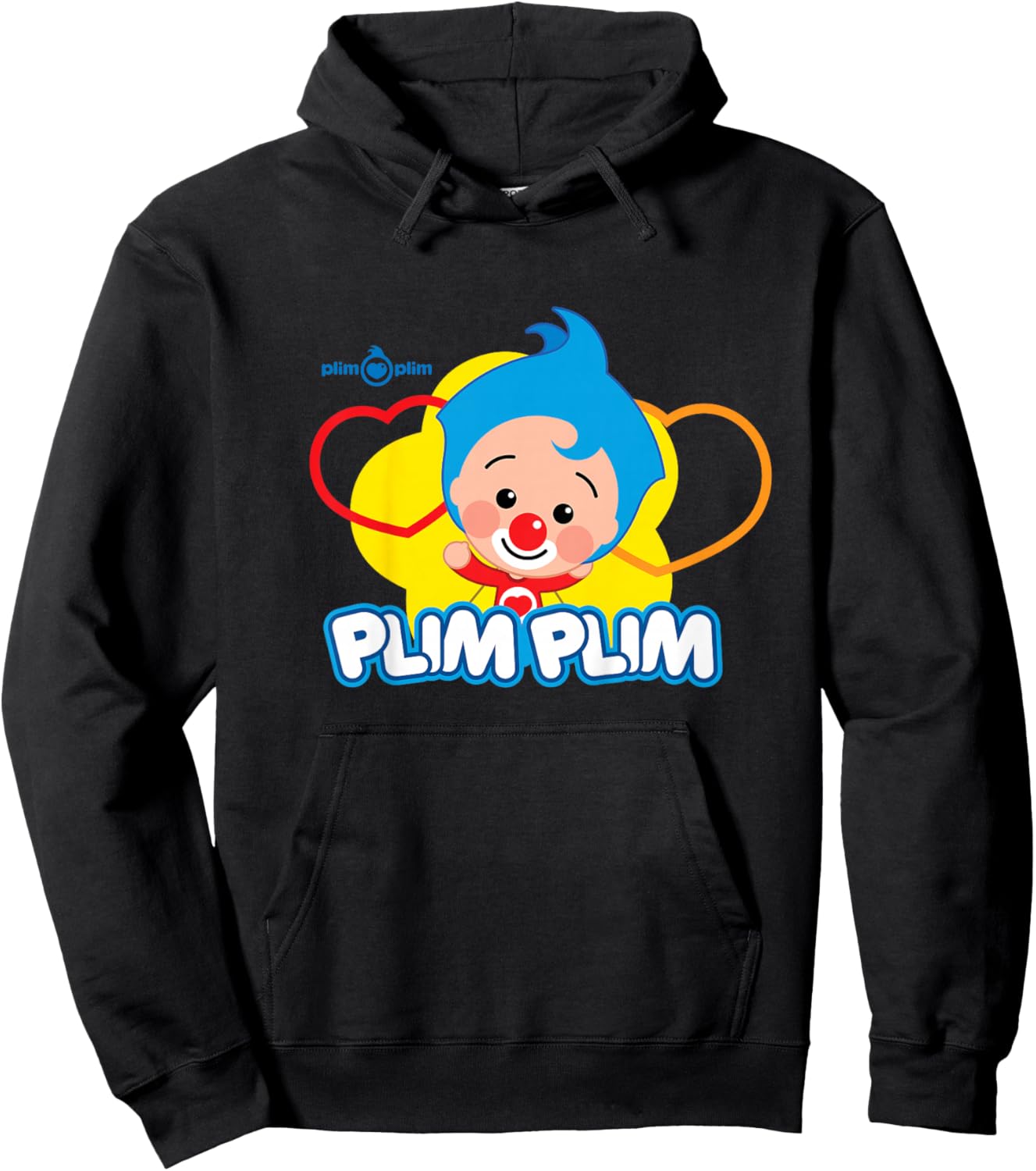 Kids Plim Plim The Kindness Hero - Colourful Designs for Children Hoodie - Hoodie | Black