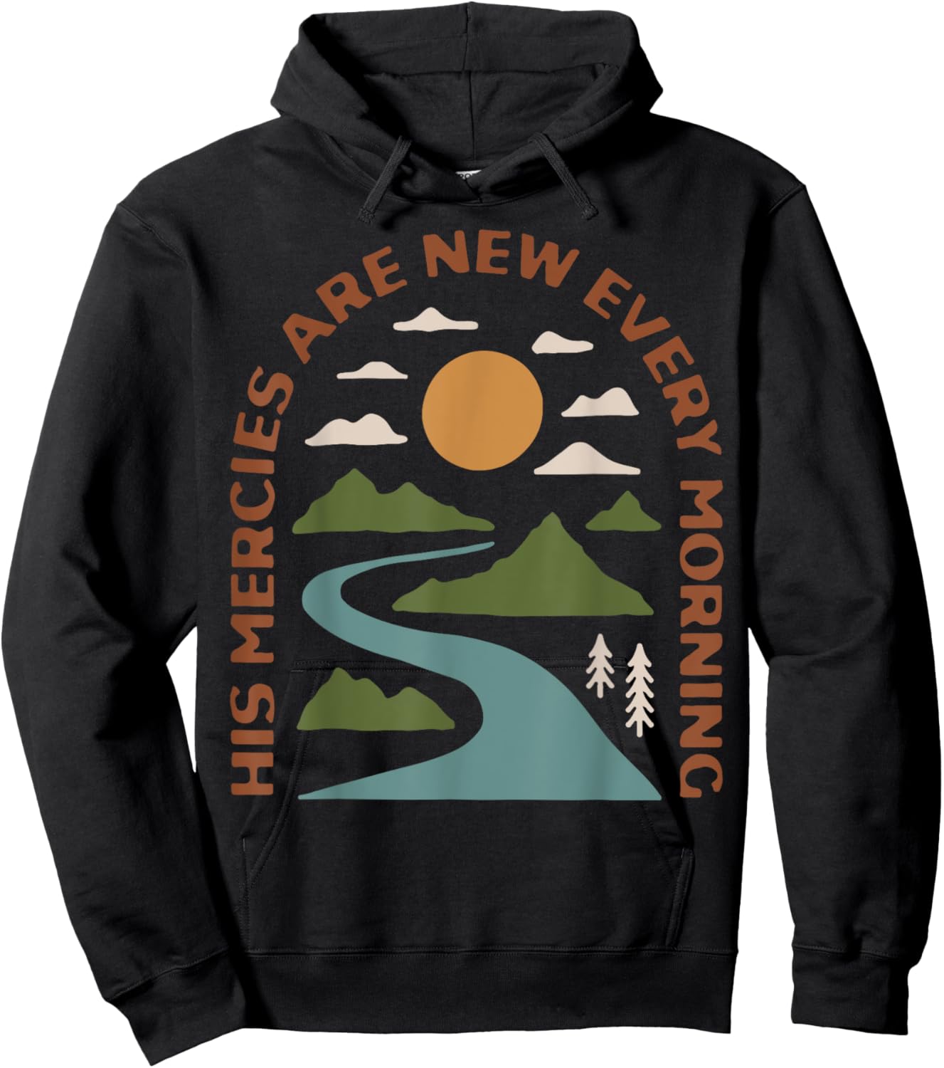 His Mercies Are New Every Morning Hoodie - Hoodie | Black