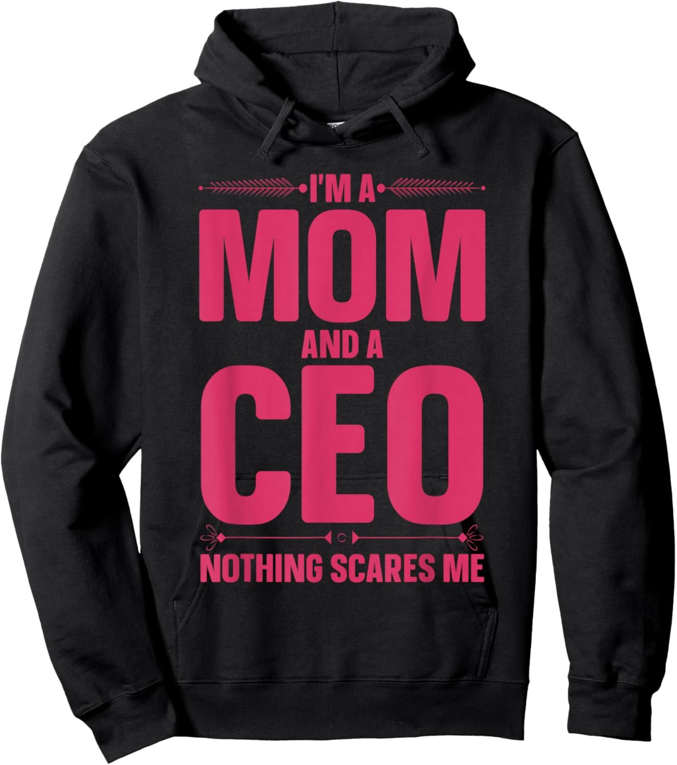 CEO Art For Mom Mother Women Business Owner Entrepreneur CEO Hoodie - Hoodie | Black