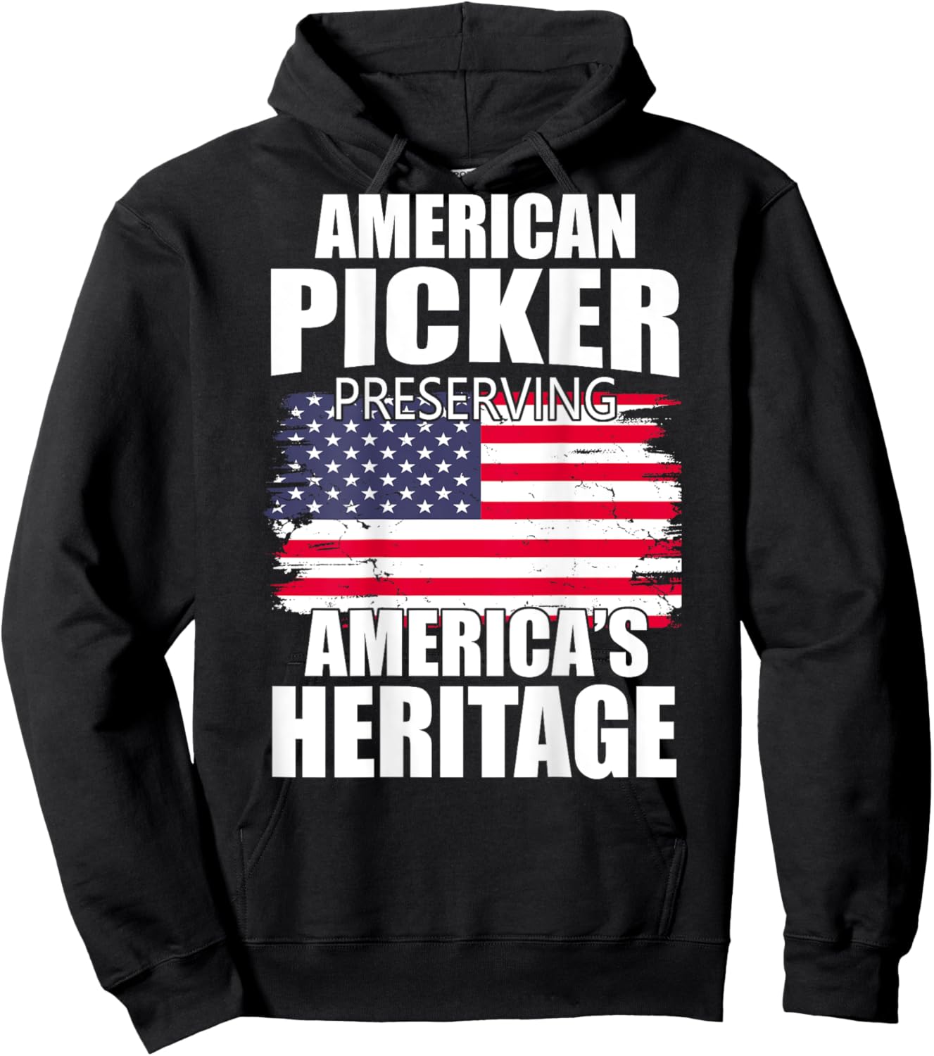 American Picker Preserving America's Heritage (on back) Hoodie - Hoodie | Black