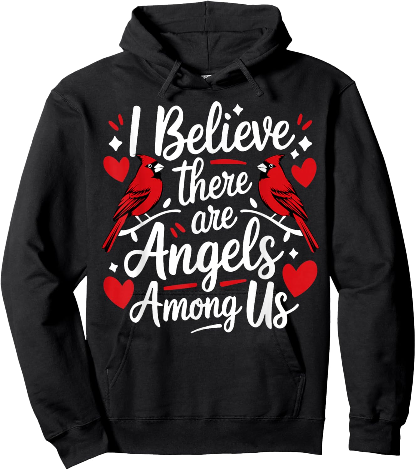 I believe There Are Angels Among Us Hoodie - Hoodie | Black