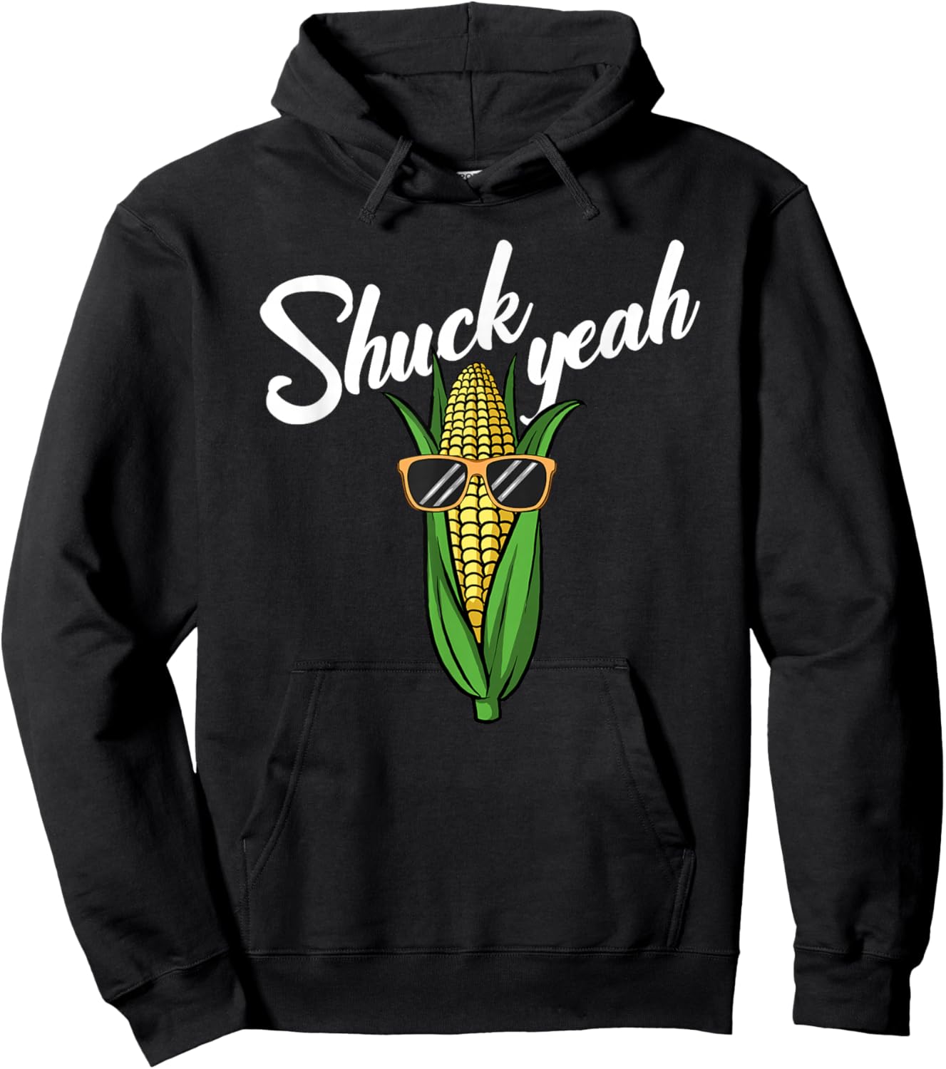 Shuck Yeah Funny Corn Farmer Love Corn Shuck Yeah Hoodie - Hoodie | Black