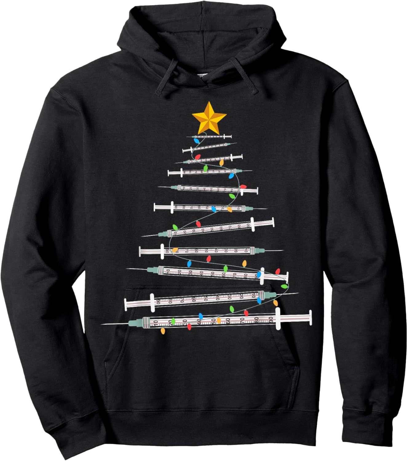 Botox Dealer Christmas Tree Aesthetic Nurse Injector Botox Hoodie - Hoodie | Black