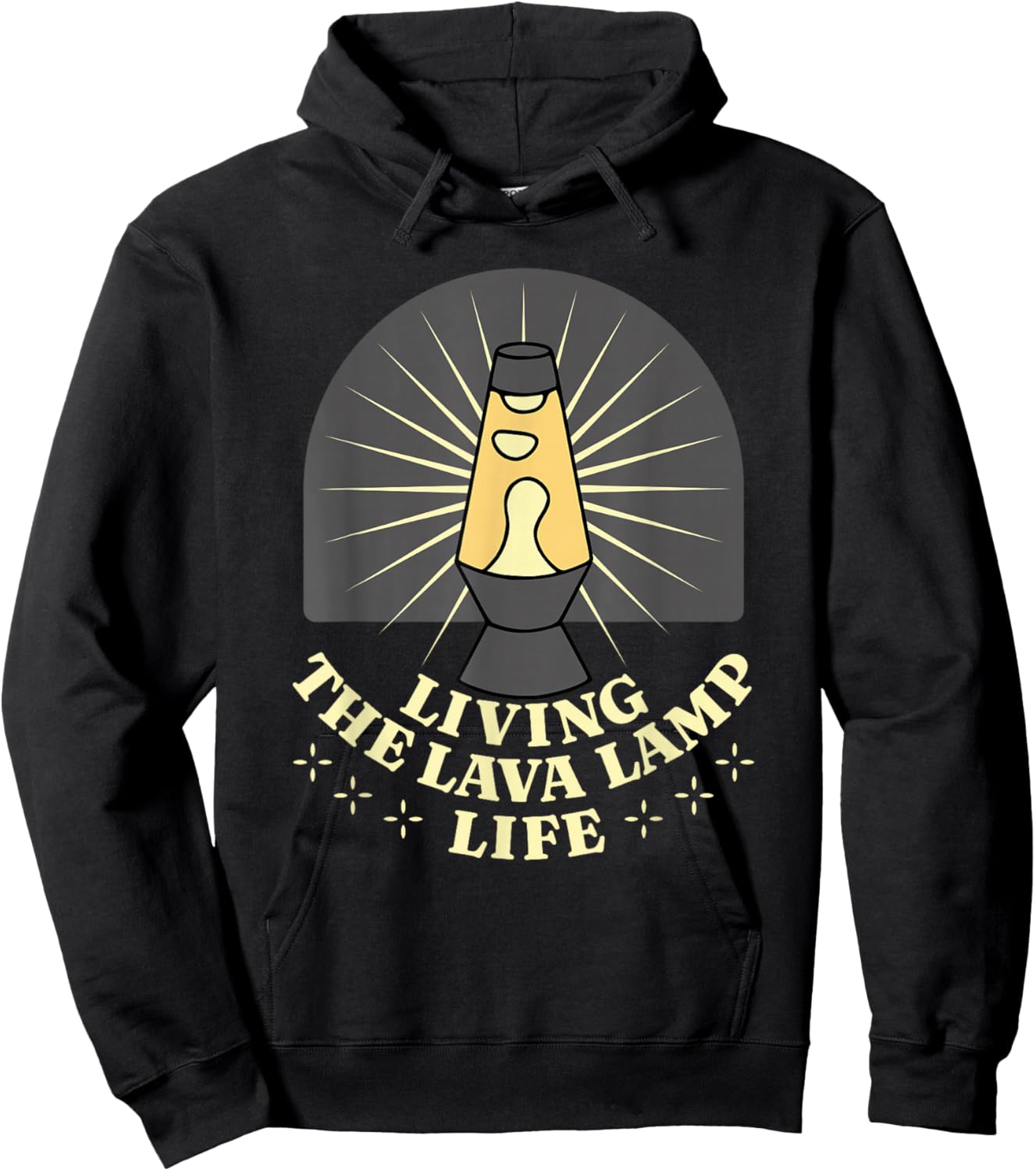 Lava Lamp Life Collector 70s Hippie Vintage Hoodie - Hoodie | Black