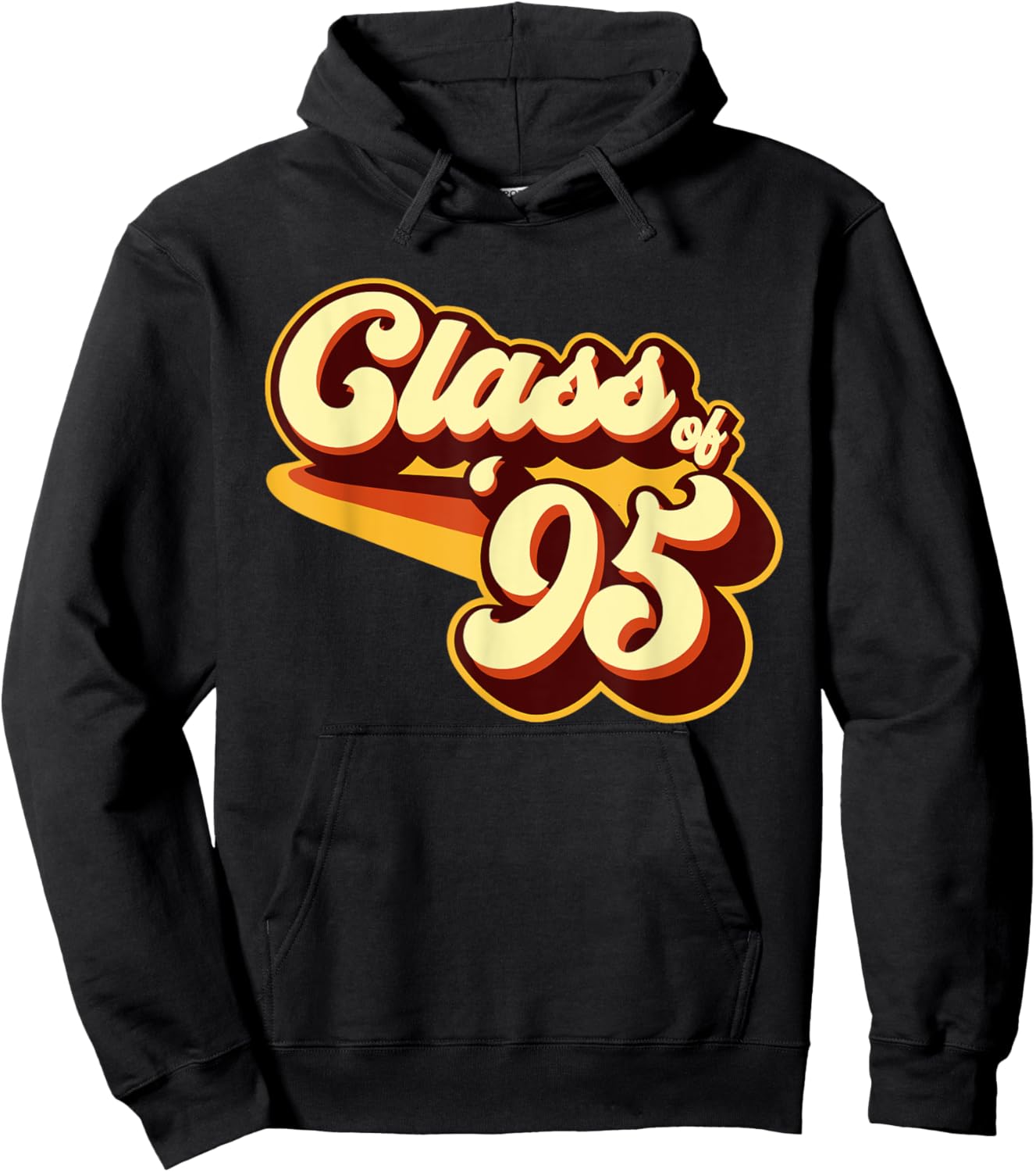 Class of 95 Reunion Retro 1995 Hoodie - Hoodie | Black