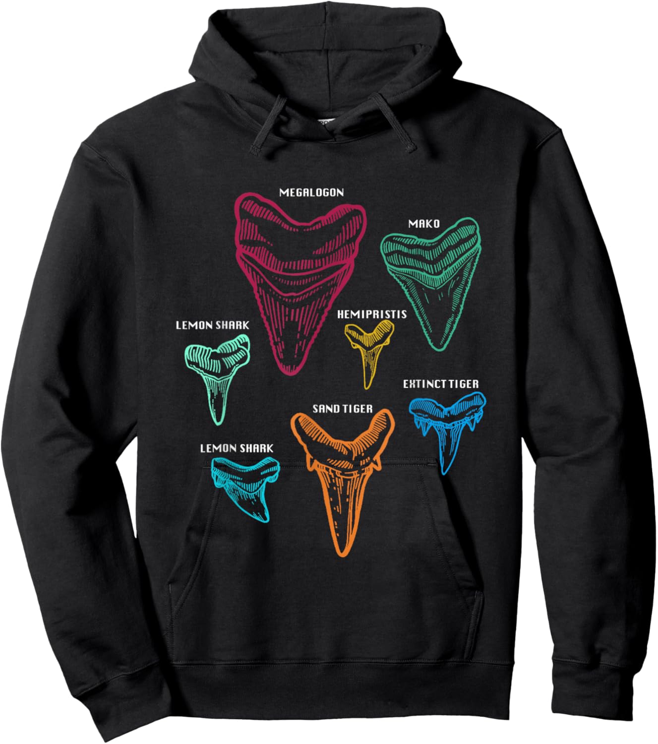Funny Shark Tooth Sifter For Beach Shark Tooth Hunting Gifts Hoodie - Hoodie | Black