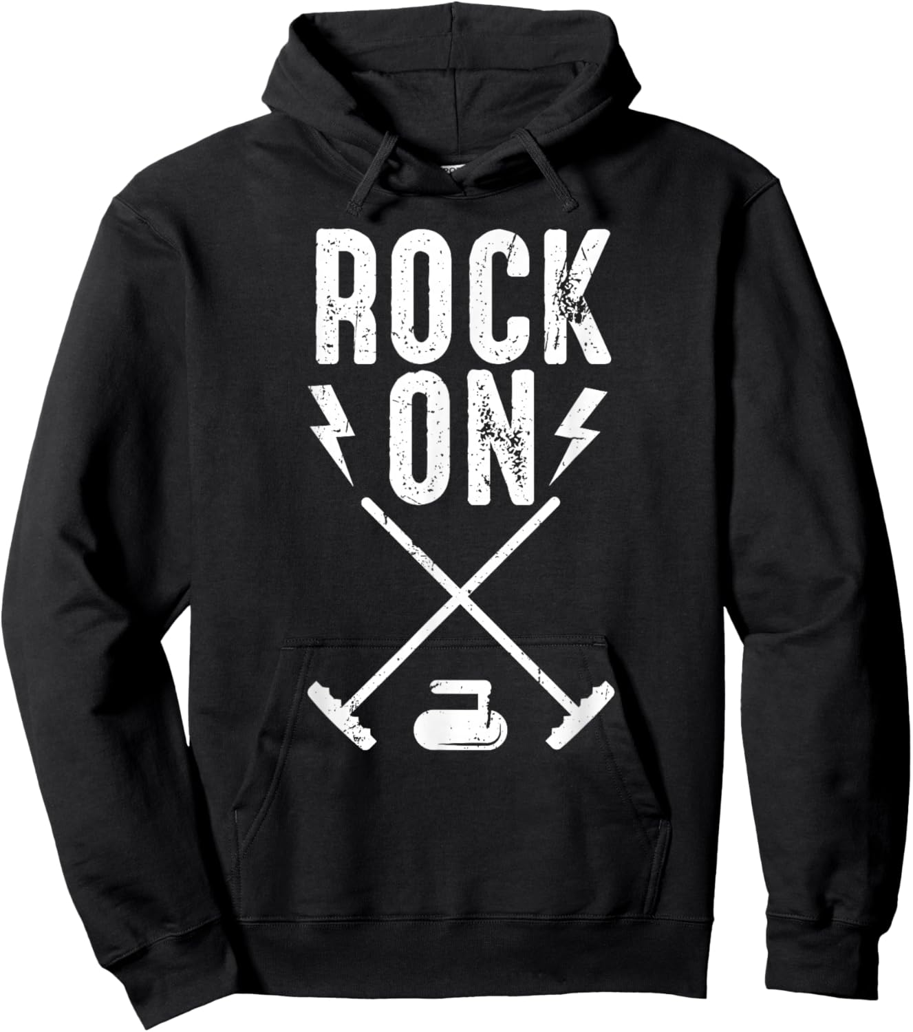 Best Curling Art Women Stone Sport Curling Player Hoodie - Hoodie | Black