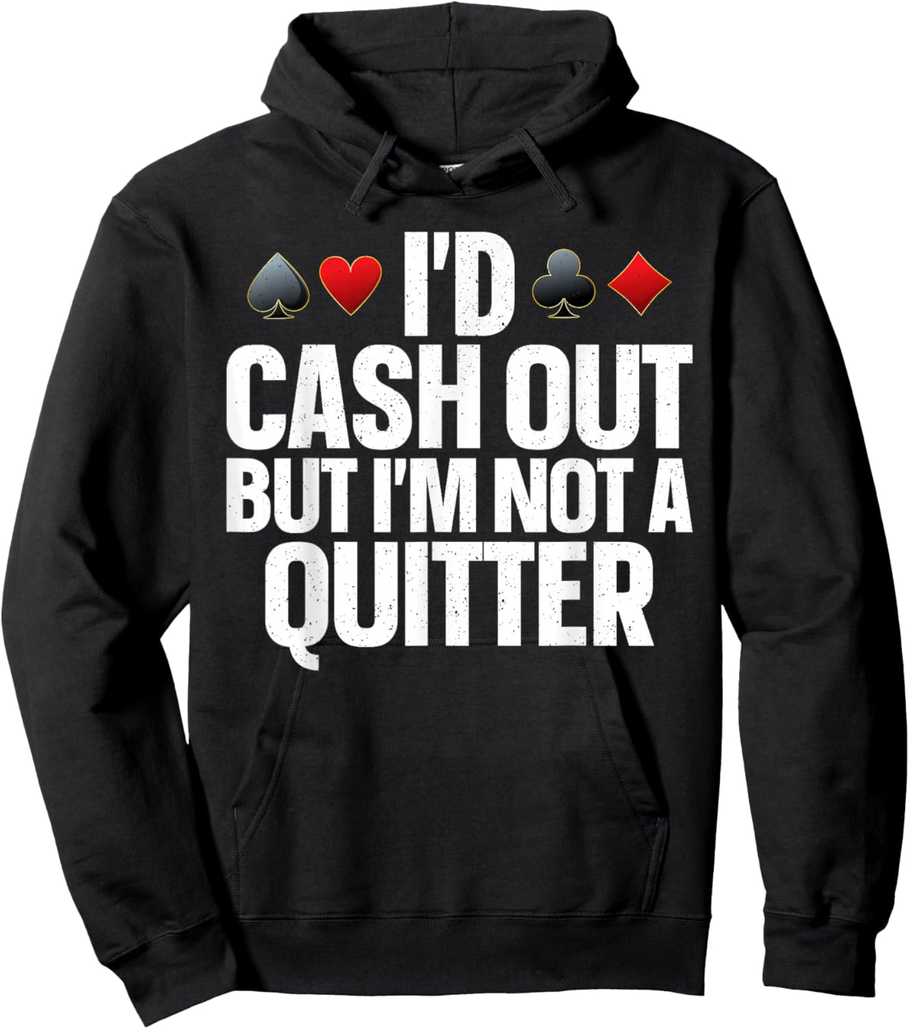 Casino Art Women Gambling Casino Player Gambler Hoodie - Hoodie | Black