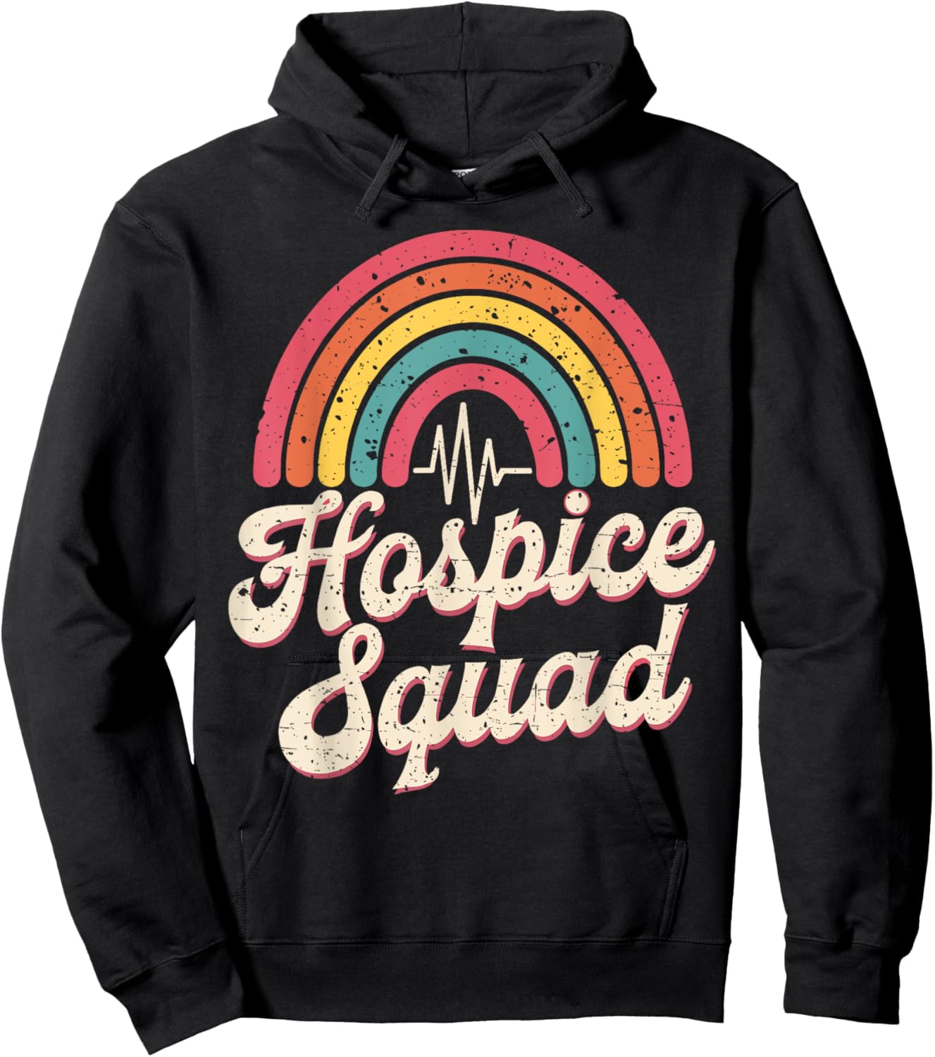 Hospice Squad Hospice Nurse Hoodie - Hoodie | Black