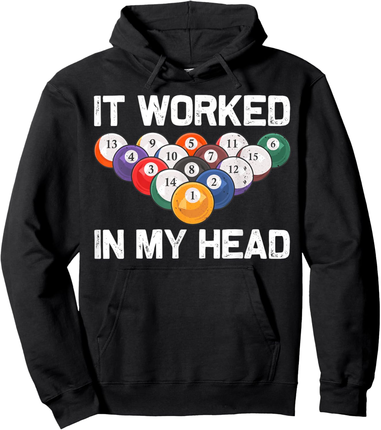 Funny Pool Design Women Billiards Lover Pool Player Hoodie - Hoodie | Black