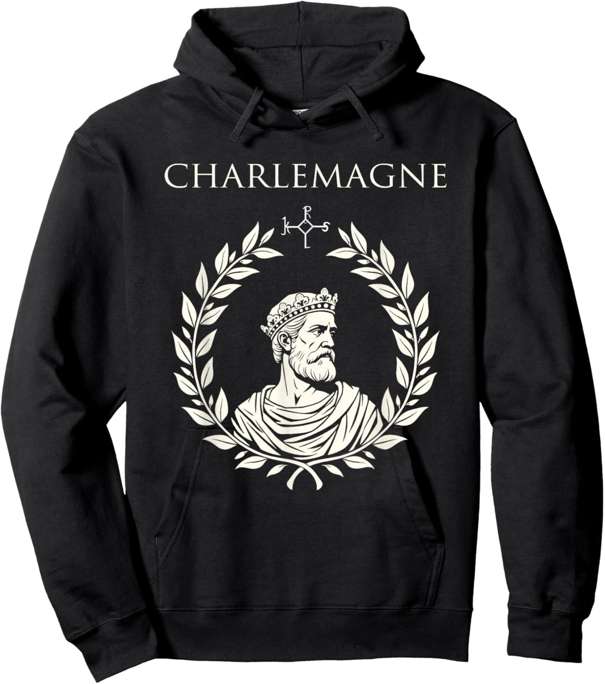 Charlemagne Holy Roman Emperor Charlemagne Hoodie - Hoodie | Black