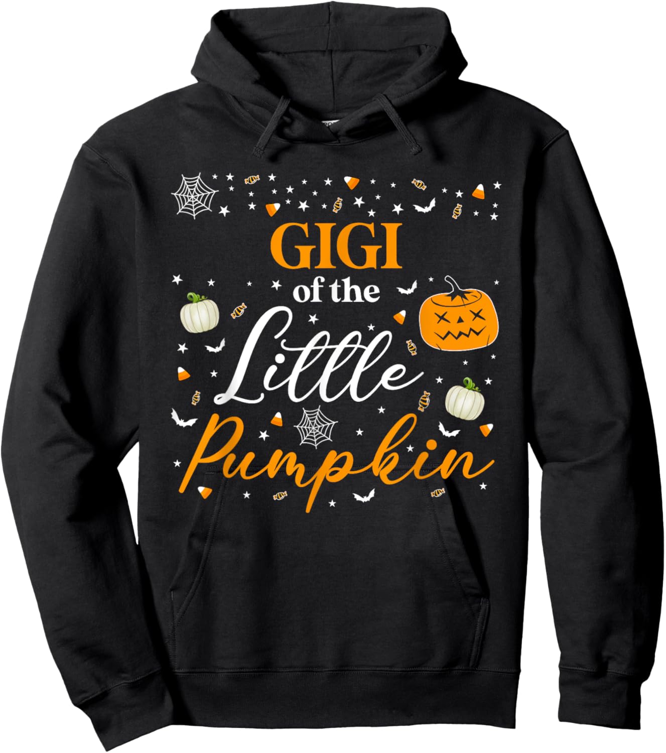 Gigi Of The Little Pumpkin Family Matching Halloween Hoodie - Hoodie | Black