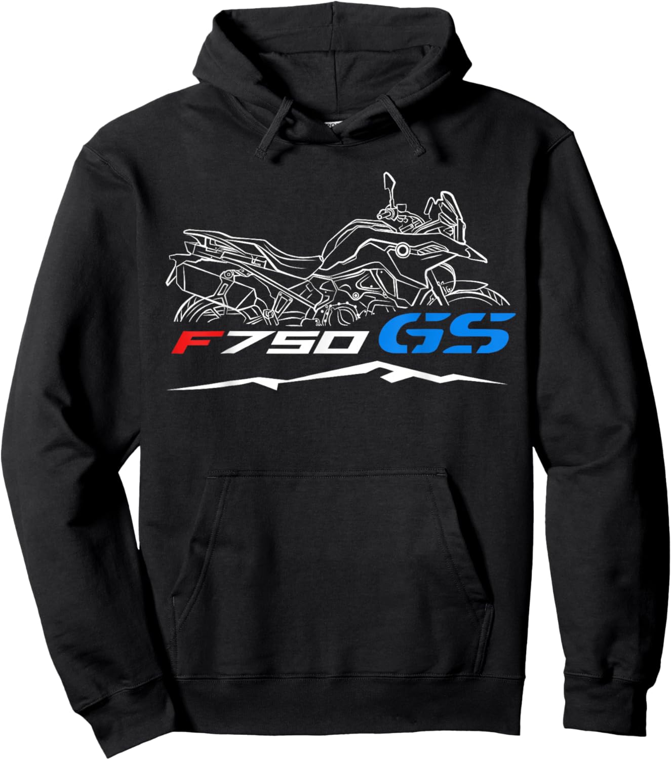 Motorrad F750GS 2018-2023 for ADV Riders, Motorcycle Hoodie - Hoodie | Black