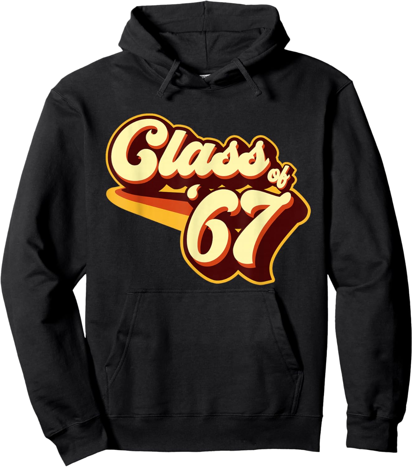 Class of 67 Reunion Retro 1967 Hoodie - Hoodie | Black
